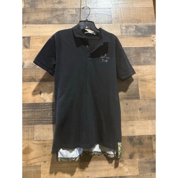 Givenchy Black Polo Shirt with Snakeskin Back Detail – Size Medium Men - Picture 10 of 10